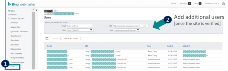 Công cụ quản trị trang web Bing - Phần 2 - 14