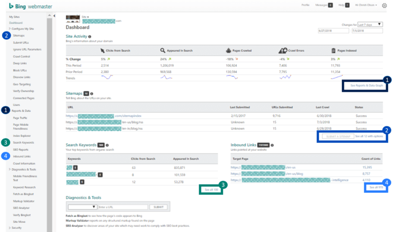 Bing Webmaster Tools – Part 2 - 3